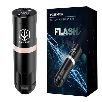 POSEIDON Wireless Rotary Tattoo Pen Set – High-Quality Coreless Motor Machine Kit for Professional Tattoo Artists