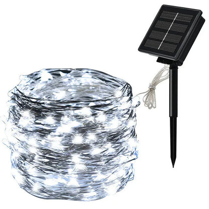 Solar LED Fairy String Lights - Waterproof Outdoor Garden Twinkle Lights for Patio & Party Decor