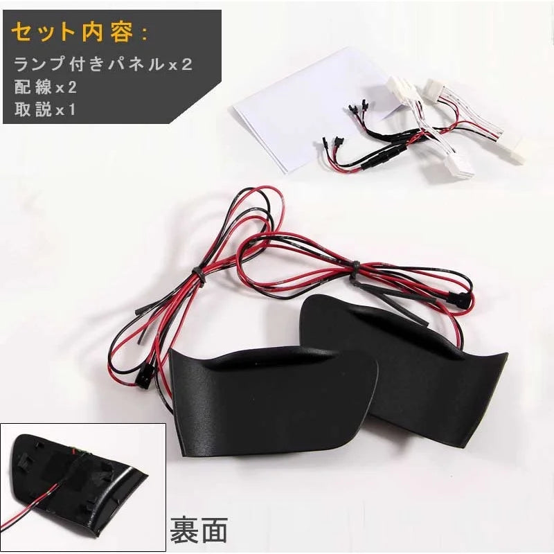 2PCS Front Door Bowl LED Lights – Interior Car Door Courtesy Lamp for Toyota Harrier XU60 2013–2019 Door Handle Lighting Accessories