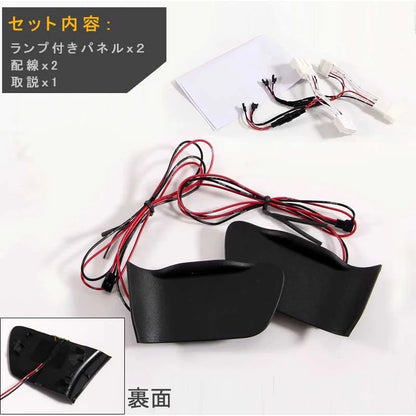 2PCS Front Door Bowl LED Lights – Interior Car Door Courtesy Lamp for Toyota Harrier XU60 2013–2019 Door Handle Lighting Accessories
