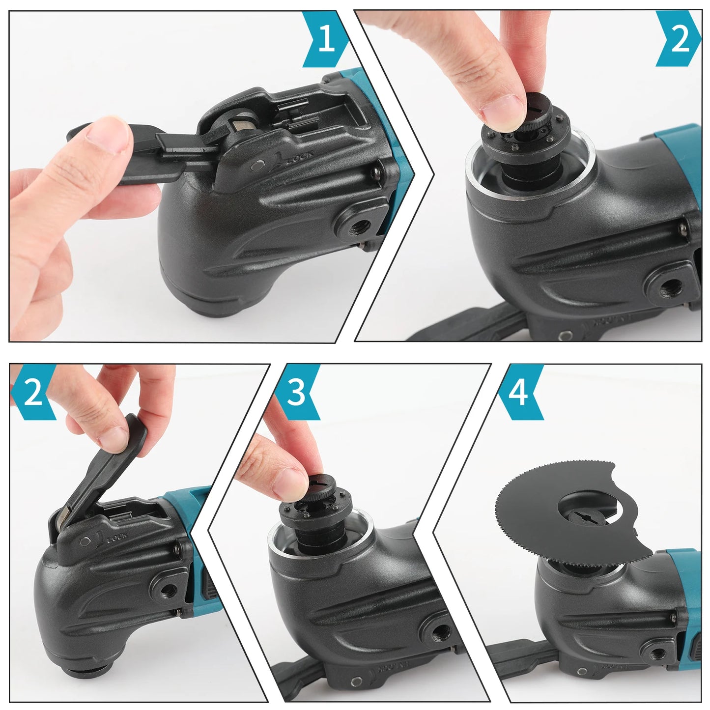 Makita 18V Brushless Quick-Release Oscillating Multi-Function Tool – Electric Trimmer Renovator