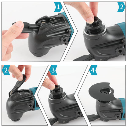 Makita 18V Brushless Quick-Release Oscillating Multi-Function Tool – Electric Trimmer Renovator