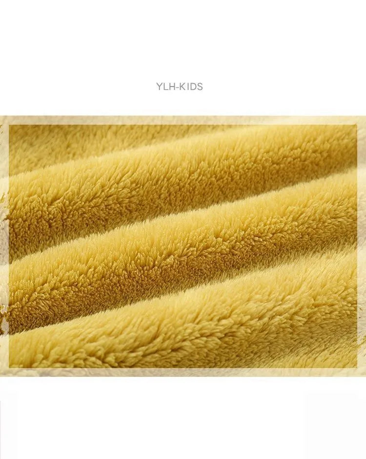 Kids Winter Coats 2024 - New Warm Fleece Jacket for Boys & Girls, Autumn & Spring Outerwear for Children