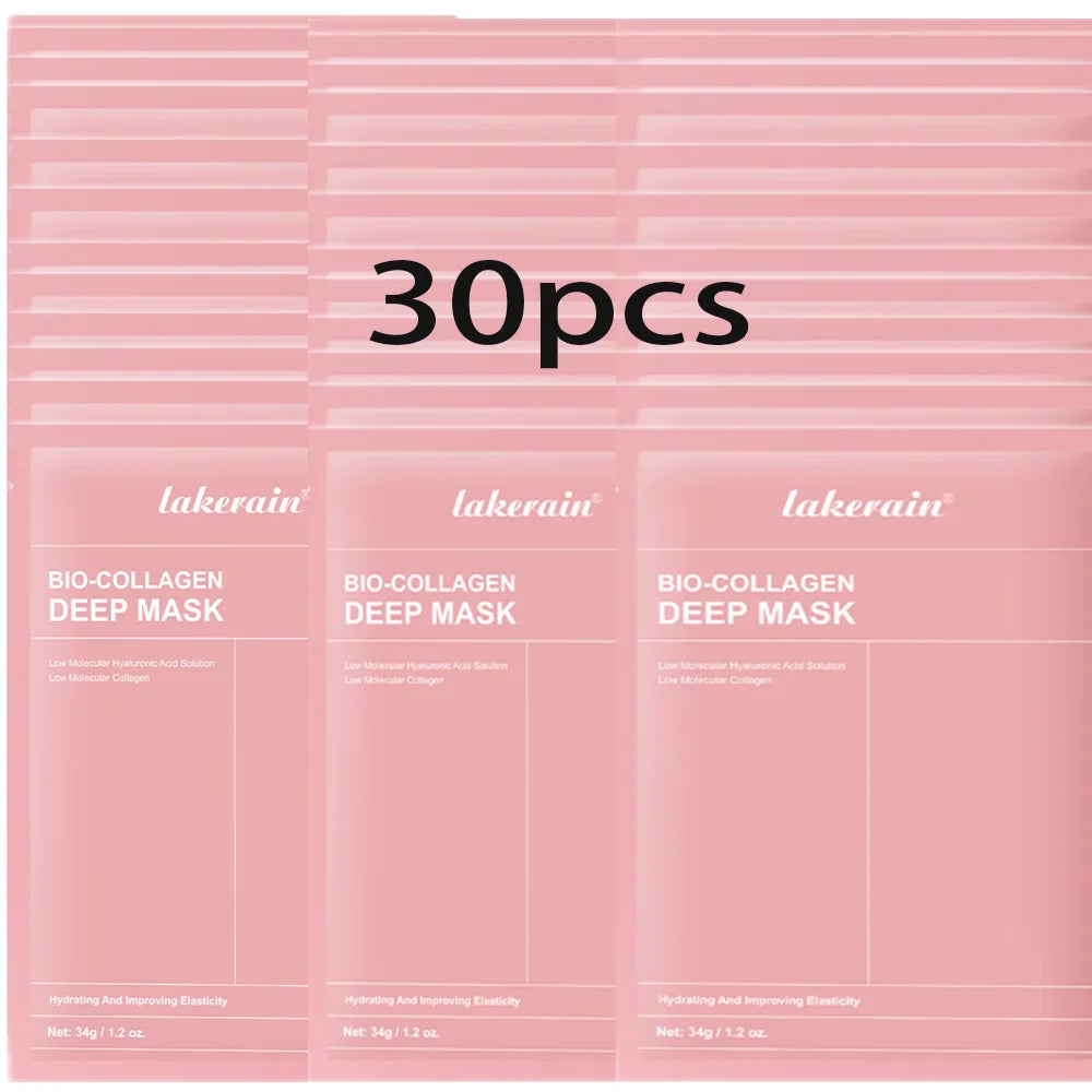 Bio-Collagen Deep Hydrating Hydrogel Mask – Overnight Collagen Mask for Firming & Pore Minimizing