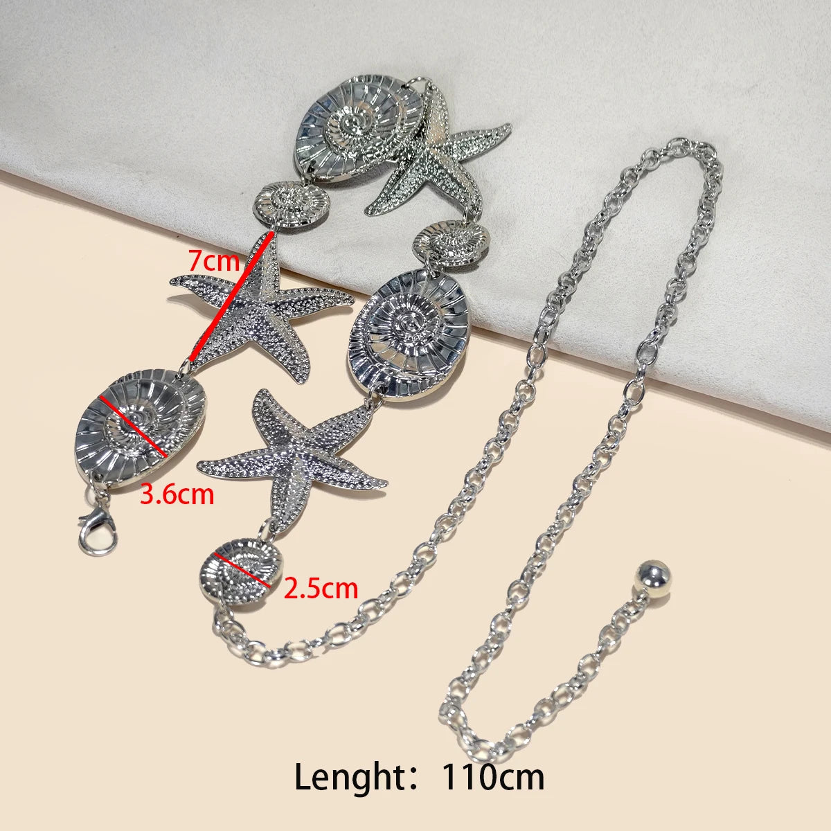 Designer Women’s Silver Waist Chain Belt – Retro Bohemian Ethnic Style for Skirts & Jeans