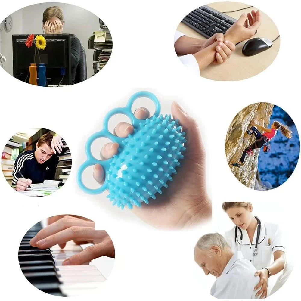 Hand Grip Strengthener Finger Exerciser Ball – Rehabilitation Therapy Tool for Stroke Recovery, Arthritis Relief & Elderly Hand Training