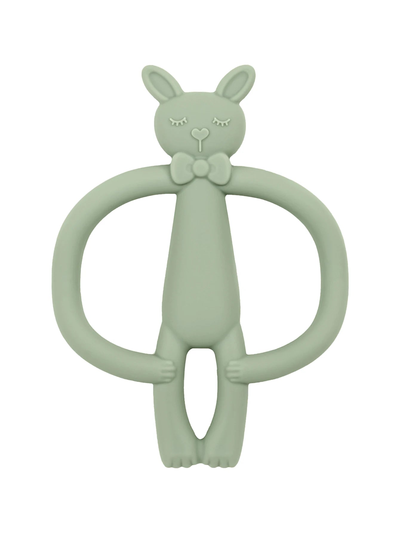 Silicone Baby Rabbit Teether Toy - Cartoon Nursing Chew Toy for Newborns Infants Teething Relief Gift