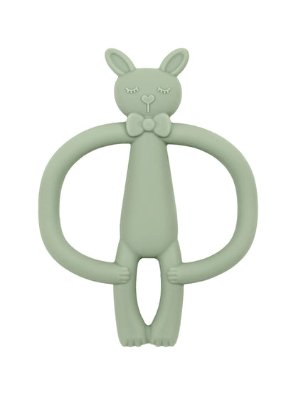 Silicone Baby Rabbit Teether Toy - Cartoon Nursing Chew Toy for Newborns Infants Teething Relief Gift