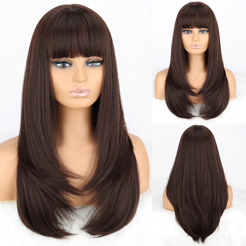 Long Wavy Green Synthetic Wig – Heat-Resistant Women's Cosplay, Party, Lolita Style, Half Part, Red/Black/Pink