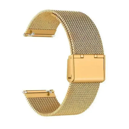 22mm/20mm Metal Watch Strap – Compatible with Garmin Vivoactive 3/4/5, Forerunner 245/645/745/965, Venu 2/3, SQ2 Music