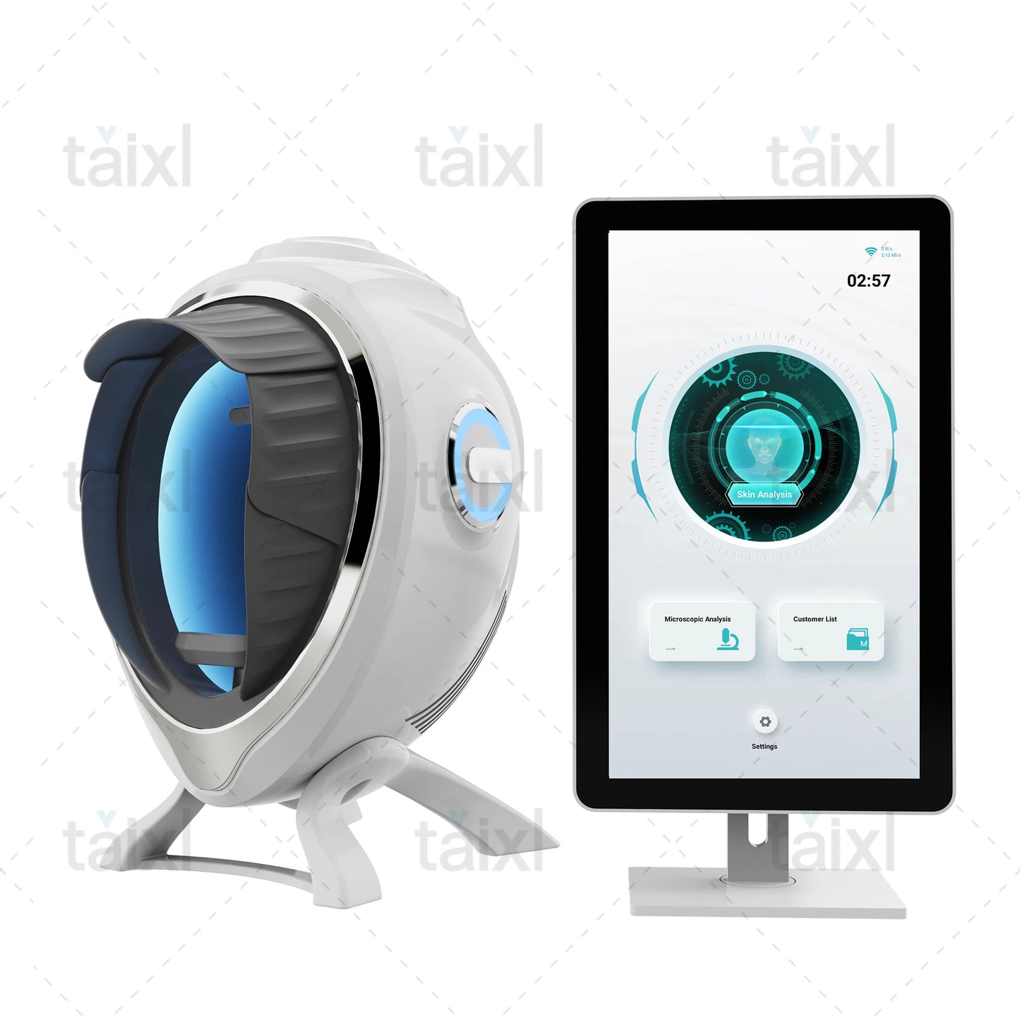3D AI Facial Skin Analyzer — Professional 8-Spectrum Device for Skin Analysis and Problem Detection