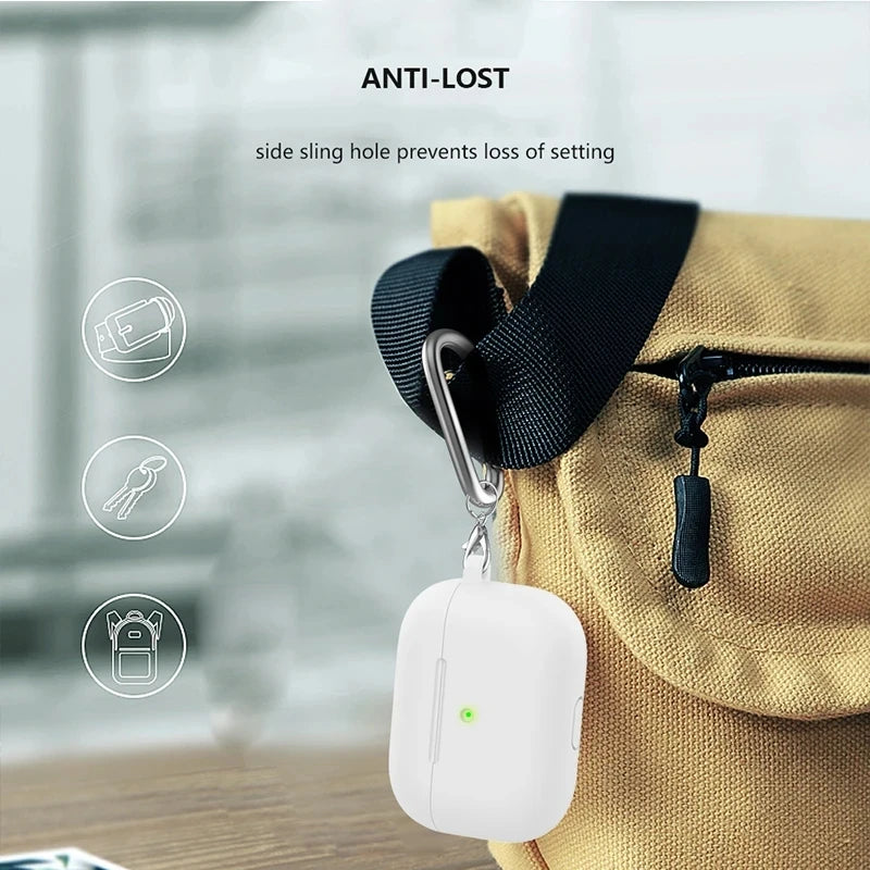 AirPods Pro 3 Silicone Case - Protective Bluetooth Earphone Cover for Apple AirPods Pro 3