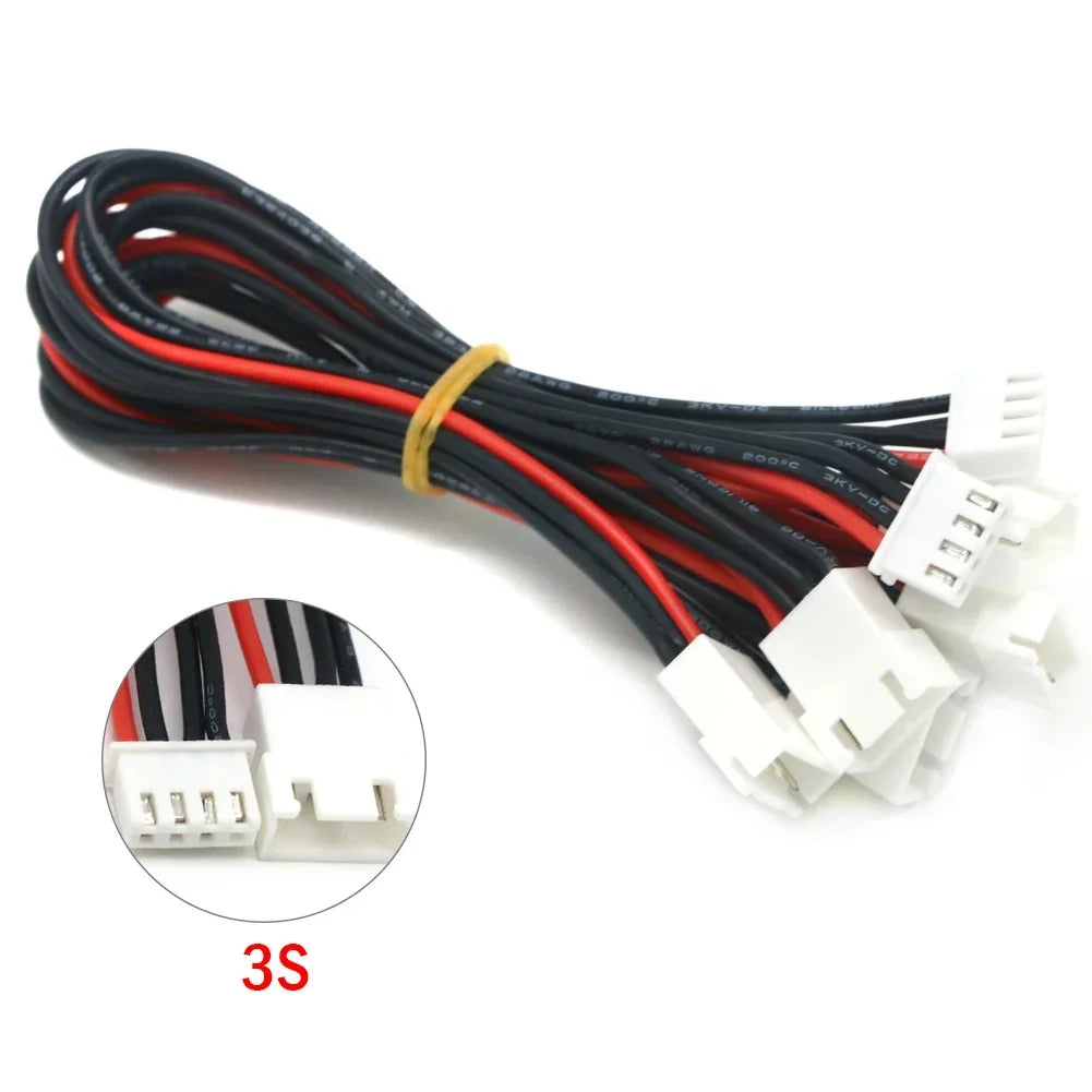 5pcs JST-XH Lipo Balance Wire Extension – 1S-6S 22AWG 20cm Charging Cable for RC Battery