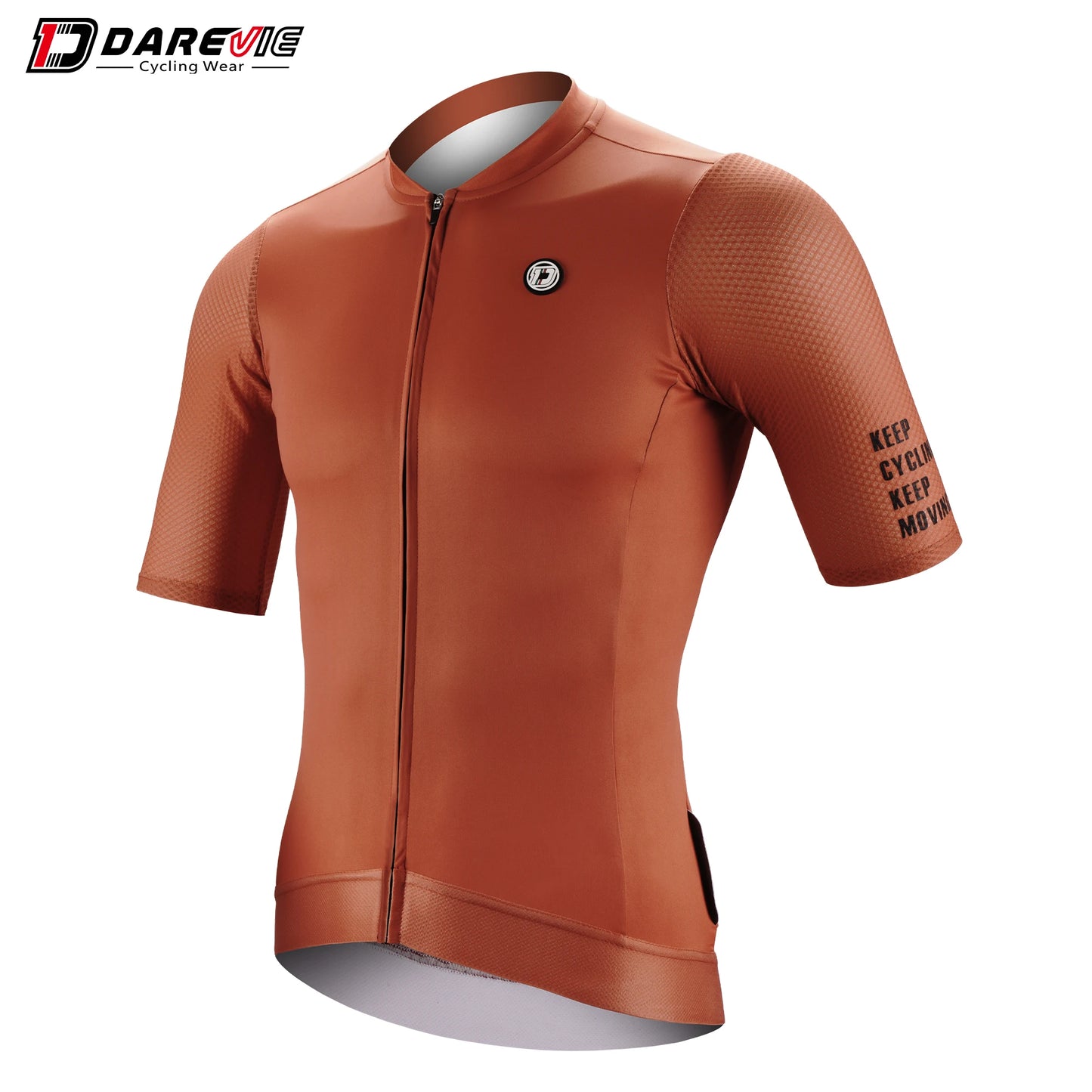 DAREVIE SPF 50+ Long Sleeve Cycling Jersey – Breathable Training Fit, Unisex Lightweight Cycling Maillot for Men & Women Small Size
