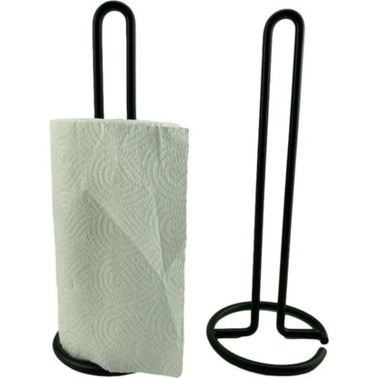 Metal Paper Towel Holder Stand – Modern Minimalist Countertop Dispenser, Elegant Gold & Rose Gold Finish for Kitchen & Dining Table