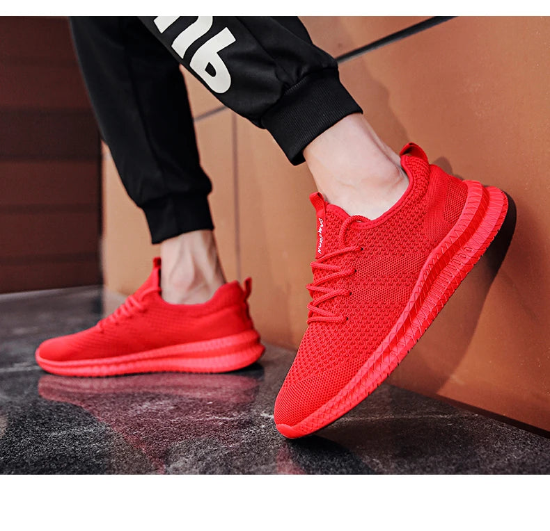 2022 Men’s Sneakers — High-Quality Breathable Gym & Casual Walking Shoes, Lightweight Plus-Size Footwear Zapatillas Hombre