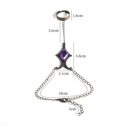 Homura Akemi Soul Gem Bracelet - Anime Cosplay Hand Chain Jewelry Accessory and Costume Prop