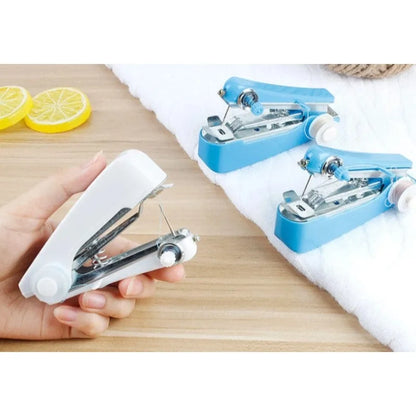 Portable Mini Handheld Sewing Machine - Compact Manual Pocket Sewing Tool for Home, Travel & Outdoor Use