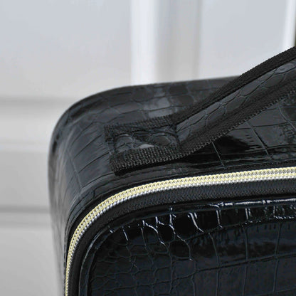 New PU Leather Cosmetic Bag for Women – Multi-Functional Portable Travel Makeup Storage Case