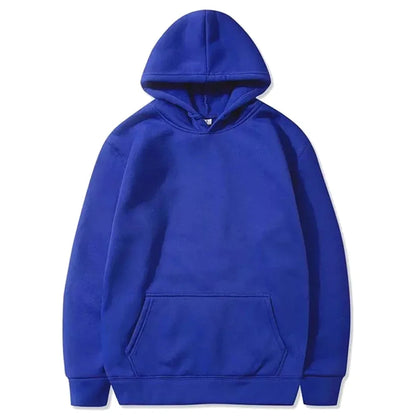 Men’s & Women’s Oversized Hoodies — Casual Fleece Pullover Sweatshirts Warm Spring Autumn Tops Black & Multi-Color