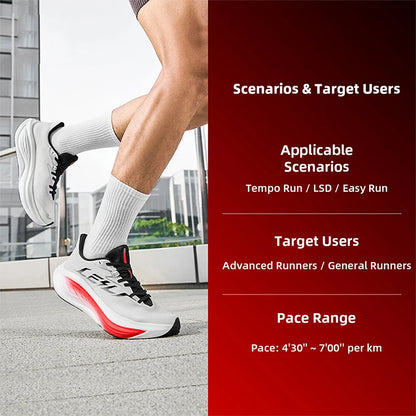 QIAODAN TG2.0 LEILI Marathon Shoes - Men's High-Rebound Running Sneakers