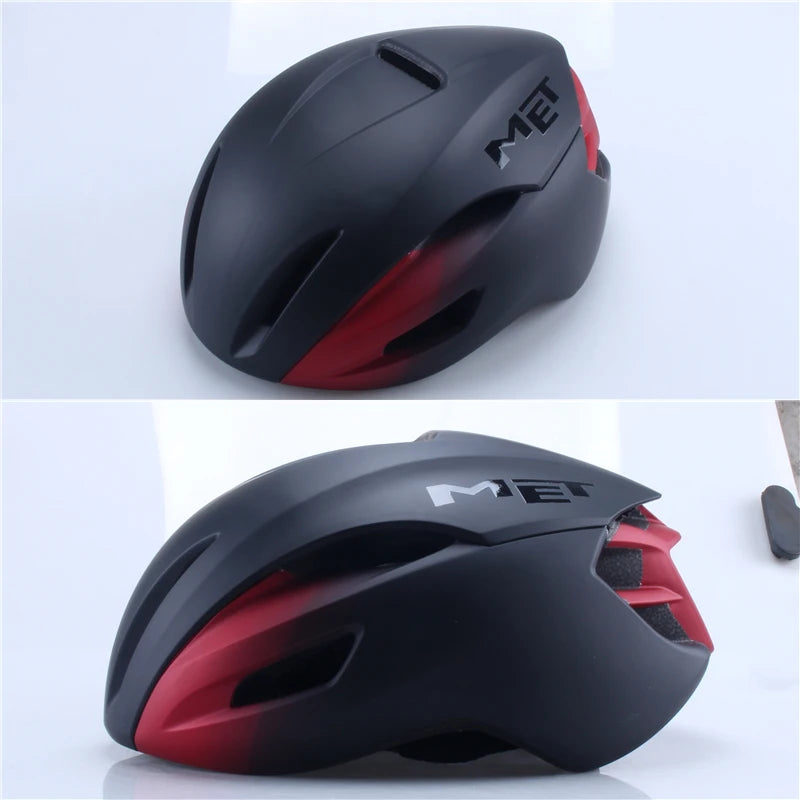 MET Manta Rresight Men's Cycling Helmet – MTB & Road Bike Helmet for Outdoor Sports, Speed Skating & Safe Riding