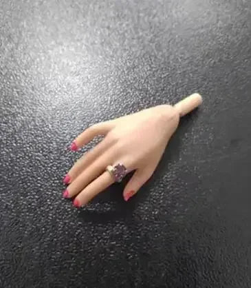 LX578 Handmade Crystal Diamond Doll Jewelry Set – Toy Rings & Fashion Accessories for 1/6 30cm Dolls (15 Days Production Time)