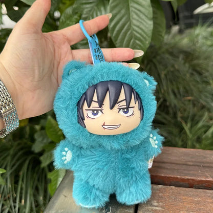 Spell Return Battle Paradise Party Plush Keychain - Cute Character Doll Pendant and Birthday Gift for Boys and Girls