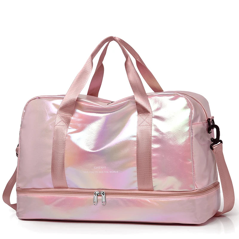 AOTTLA Women’s Travel Bag – Large Capacity Handbag & Shoulder Bag with Dry/Wet Separation for Sports, Fitness & Luggage