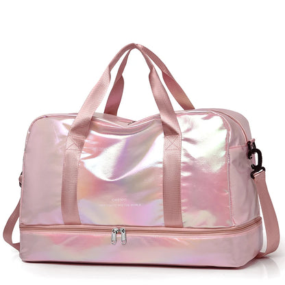 AOTTLA Women’s Travel Bag – Large Capacity Handbag & Shoulder Bag with Dry/Wet Separation for Sports, Fitness & Luggage