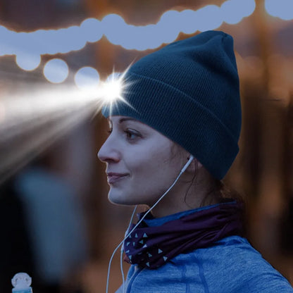Stay Warm and Safe on Night Runs and Bike Rides with LED Flashlight Headlamp