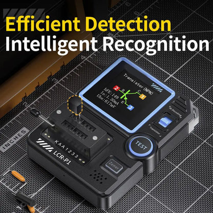 LCR-P1 Transistor Tester – Multifunctional Diode, Triode, MOSFET, Capacitance & Resistance Meter Tool