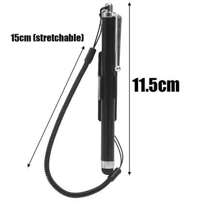 Motorcycle & Cycling Touch Pen – Universal Mobile Stylus with Spring Rope for Riding