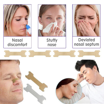 500/300/100PCS Breath Nasal Strips – Anti-Snore Nose Patches for Easier Breathing & Better Sleep