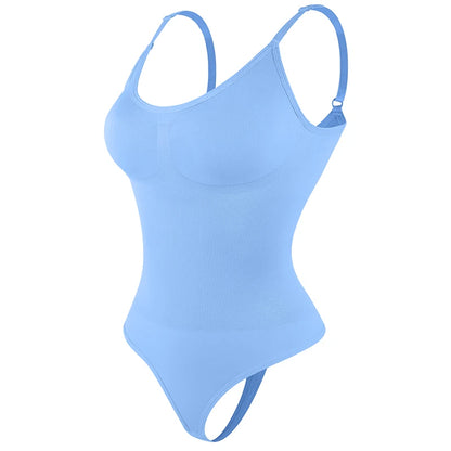 Women’s Full Body Shapewear Bodysuit – Smoothing Thong Body Shaper Sculpting Slimming Underwear