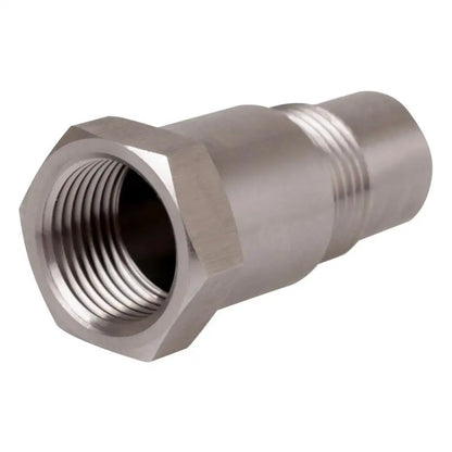 Universal Extension Filter Oxygen O2 Sensor Connector – Steel Thread Adapter Extender Spacer, 1.5 Stainless L0L3