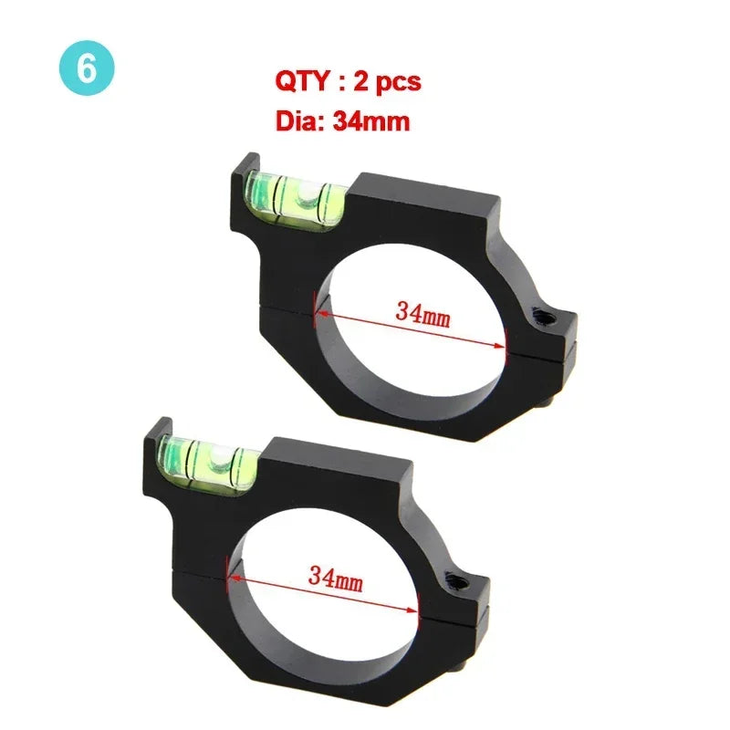 Discovery Rifle Scope Bubble Level – Spirit Level for 25.4mm, 30mm, 34mm Airgun & Airsoft Tube Mounts
