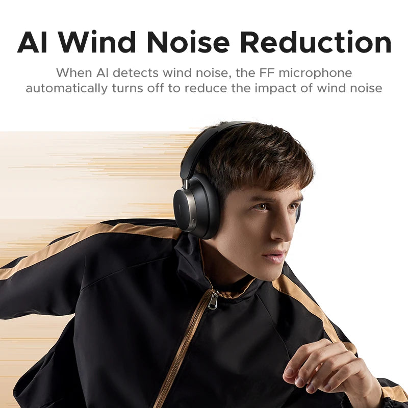 UGREEN Studio Pro ANC Wireless Over-Ear Headphones – Bluetooth Earphones with 48dB Noise Cancellation, Hi-Res LDAC, 120H Playtime