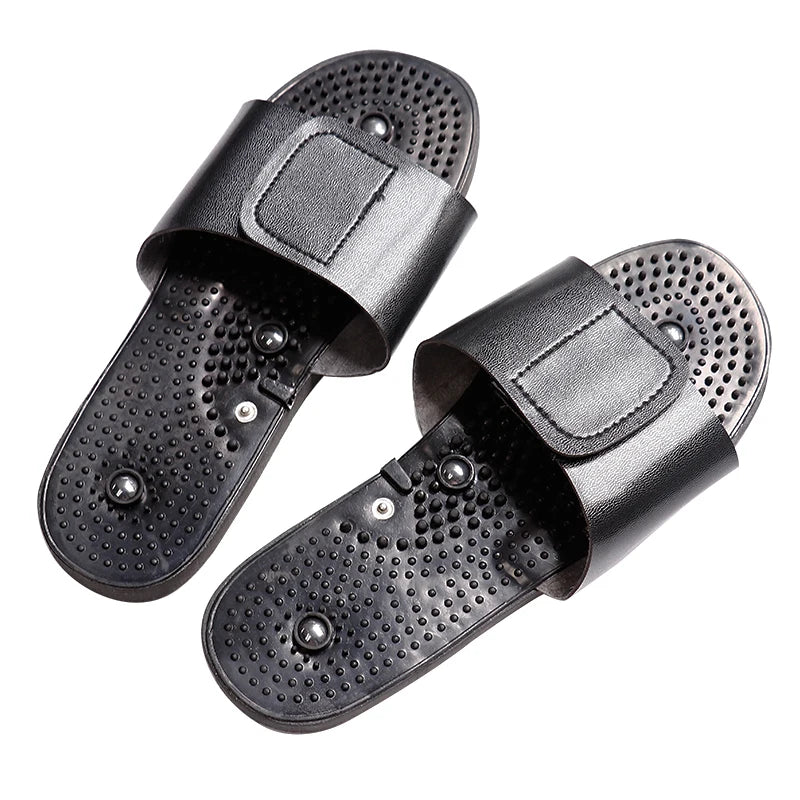 Foot Massage Slippers — Reflexology TENS & EMS Acupuncture Therapy for Feet Relaxation and Body Massage