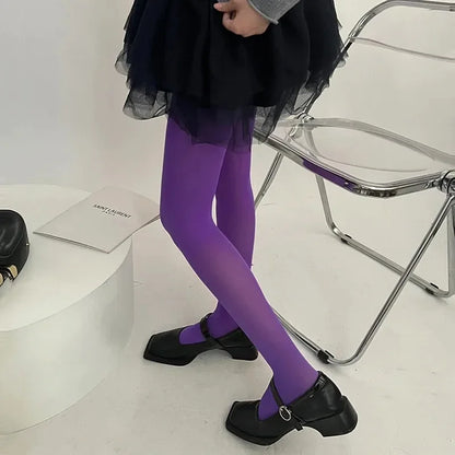 17-Color Women’s Velvet Tights - Seamless High-Stretch Anti-Run Pantyhose & Long Stockings