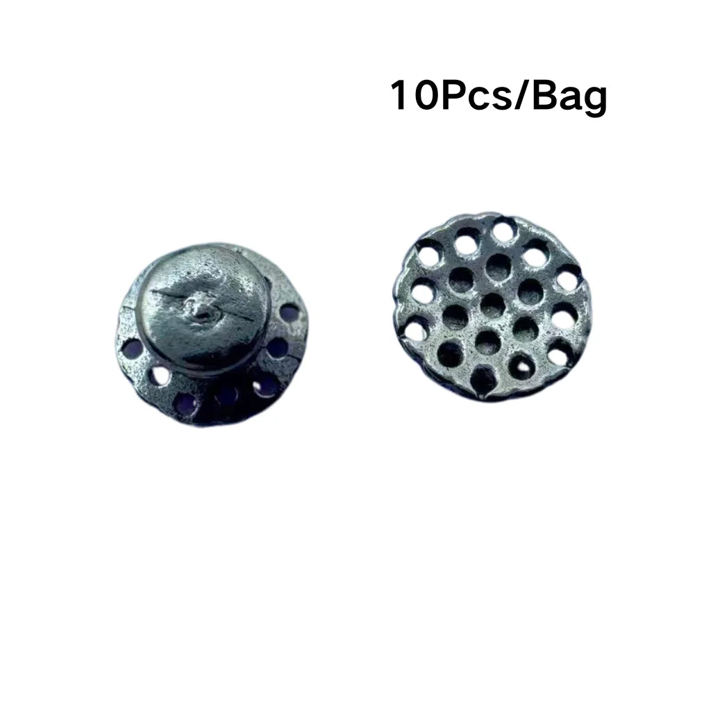 Orthodontic Lingual Button & Crimpable Hook Set – Metal Bondable Dental Traction Eyelets & Accessories for Dentistry Use