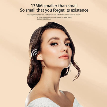 Invisible Mini Bluetooth Earphones V5.2 – TWS In-Ear Wireless Earbuds with Noise Reduction & Mic for Sleep