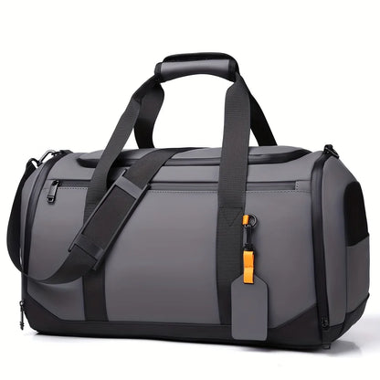 Large Capacity Men’s Carry-On Travel Duffel Bag – Spacious Gym & Weekend Overnight Bag with Multiple Compartments