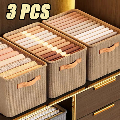 1/2/3PCS Collapsible Clothing Organizer – Closet Drawer Storage for Clothes, Pants & Toys
