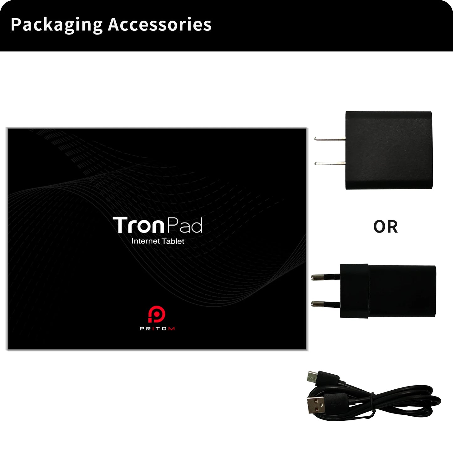 PRITOM 10" Tablet PC – Android 13, 64GB, Quad-Core, SIM Slot, WiFi, GPS & 3G Phone Call Support