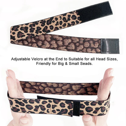 Adjustable Edge Scarf Elastic Headband with Magic Tape for Women Lace Wigs - Fashion Hair Elastic Band