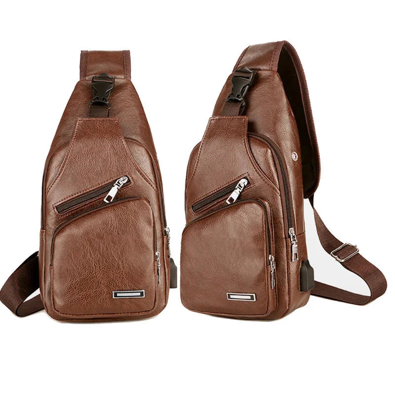 Waterproof Summer Crossbody Chest Bag for Couples – Unisex Small & Breathable Backpack