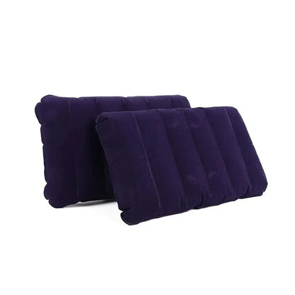 47x30cm Air Cushion Pillow - Folding Inflatable Travel Pillow, Outdoor Camping Sleep Cushion, Backrest Head Rest