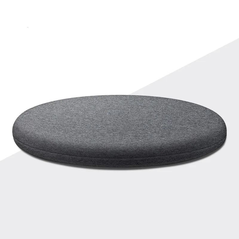Memory Foam Round Seat Cushion – Thick Chair Pad with Elastic Zipper, Detachable Cover, 30/35/40/45cm