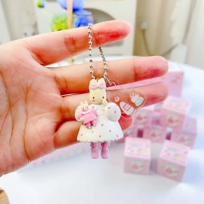 Sanrio Marron Cream Blind Box Keychain - Kawaii Pendant Birthday Gift for Girls & Anime Cartoon Collectors